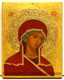 Moeder Gods, gouden achtergrond, 2